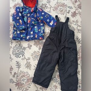 Children’s jacket with snow pants